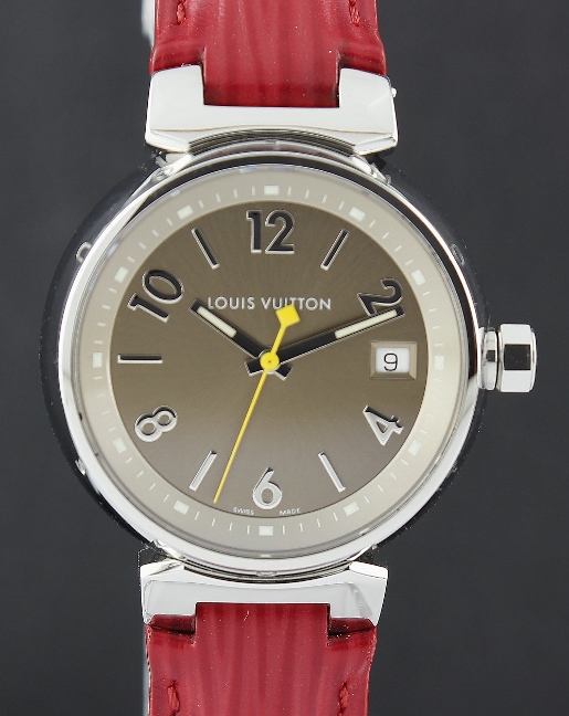 (image for) LIKE NEW LOUIS VUITTON LADY SIZE STAINLESS STEEL WATCH / Q1312